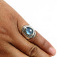Natural Labradorite Gemstone 925 Silver Cocktail Ring For Girls Z20