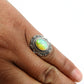 925 Sterling Silver Natural Opal Gemstone Trendy Ring US 6