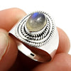 Gift For Her Labradorite Gemstone Jewelry 925 Sterling Silver Ring V11