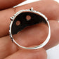 Gift For Woman 925 Silver Natural Labradorite Solitaire Owl Ring L12