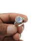 Natural Rainbow Moonstone 925 Silver Statement Boho Ring For Women K16