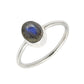 Natural Labradorite Cocktail Vintage Ring 925 Silver For Girls A2