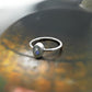 Natural Labradorite Cocktail Vintage Ring 925 Silver For Girls A2