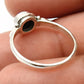 Natural Lapis Lazuli Art Deco Tribal Bezel Statement Ring 925 Sterling Silver