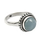 Aquamarine Gemstone Ring 925 Sterling Silver Traditional Jewelry