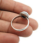 Sterling Silver Labradorite Gemstone Ethnic Statement Cocktail Wedding Ring