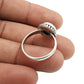 Sterling Silver Labradorite Gemstone Ethnic Statement Cocktail Wedding Ring