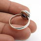 Natural Amethyst Gemstone Chunky Ring 925 Sterling Silver Handmade F14