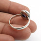 Natural Amethyst Gemstone Chunky Ring 925 Sterling Silver Handmade F14