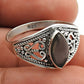 Gift For Her Cocktail Ring 925 Silver Natural Smoky Quartz Gemstone W27