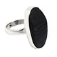 Black Tourmaline Gemstone Ring 925 Sterling Silver Stylish Jewelry