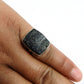 Black Tourmaline Gemstone Ring 925 Sterling Silver Tribal Jewelry