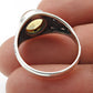 Gift For Woman Solitaire Ethnic Ring 925 Silver Natural Citrine B13