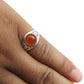 Natural Carnelian Gemstone 925 Silver Statement Vintage Ring For Women R8