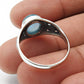 Natural Chalcedony 925 Silver Cocktail Vintage Ring For Women R18
