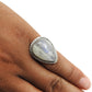 Natural Rainbow Moonstone Statement Vintage Ring 925 Silver For Women V18