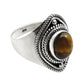 Gift For Her 925 Sterling Silver Jewelry Tiger Eye Gemstone Ring A17