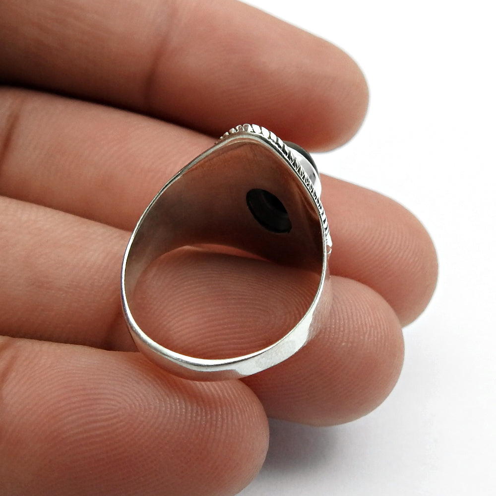 Gift For Her 925 Sterling Silver Jewelry Tiger Eye Gemstone Ring A17