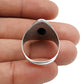 Gift For Her Black Onyx Gemstone Ring 925 Sterling Silver Jewelry P22