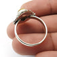 Natural Tiger Eye Gemstone Cocktail Boho Ring 925 Silver For Women C14