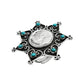 Natural Turquoise Statement Antique Look Adjustable Ring 925 Silver I9