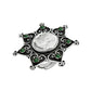 Natural Green Onyx Gemstone 925 Silver Solitaire Antique Adjustable Ring For Girls C35