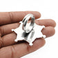 Natural Green Onyx Gemstone 925 Silver Solitaire Antique Adjustable Ring For Girls C35