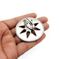 Women Gift Ruby Gemstone Statement Ring 925 Sterling Silver