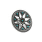 Natural Turquoise Antique Look Artisan Ring 925 Silver Gift Jewelry L47