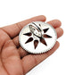 Natural Green Onyx Gemstone Cocktail Artisan Adjustable Ring 925 Silver For Women A10