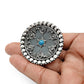 Natural Turquoise Solitaire Antique Adjustable Ring 925 Silver For Women E2