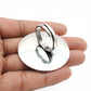 Natural Turquoise Solitaire Antique Adjustable Ring 925 Silver For Women E2
