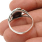 Gift For Woman 925 Silver Natural Smoky Quartz Stone Cocktail Ring O15
