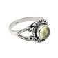 Natural Citrine Gemstone Cocktail Ring 925 Sterling Silver For Girls K5