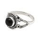 Gift For Woman 925 Silver Natural Black Onyx Gemstone Cocktail Ring S15