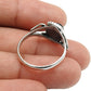 Gift For Woman 925 Silver Natural Black Onyx Gemstone Cocktail Ring S15