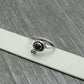 Gift For Mom Natural Garnet Gemstone Handmade Ring 925 Sterling Silver R6