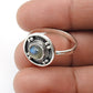 Labradorite Stone Solid Sterling Silver Band Elegant Ring Jewelry