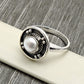 Pearl Ring 925 Sterling Silver Ethnic Jewelry Wedding Ring