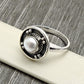 Pearl Ring 925 Sterling Silver Ethnic Jewelry Wedding Ring