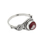Natural Garnet Gemstone 925 Sterling Silver Cocktail Ring For Women I19
