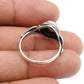 Natural Garnet Gemstone 925 Sterling Silver Cocktail Ring For Women I19