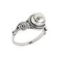 Freshwater Pearl Wedding Ring 925 Sterling Silver Handmade Jewelry