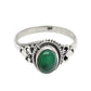Gift For Woman Natural Green Onyx Gemstone Cocktail Ring 925 Silver U20