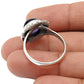 Anniversary Gift For Her Natural Amethyst Cocktail Ring 925 Silver T17