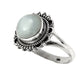 Aquamarine Stone Cocktail Daughter Statement Ethnic Ring Jewelry 925 Silver