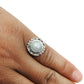 Aquamarine Stone Cocktail Daughter Statement Ethnic Ring Jewelry 925 Silver