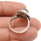 Natural Labradorite Gemstone 925 Silver Cocktail Ring For Girls O21