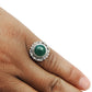 Natural Green Onyx Gemstone Ring Gift For Her 925 Sterling Silver Jewelry