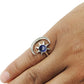 Natural Lapis Lazuli Gemstone Celestial Ring 925 Silver Gift For Girls N8